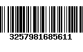 Código de Barras 3257981685611