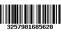 Código de Barras 3257981685628