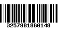 Código de Barras 3257981860148