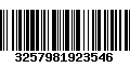 Código de Barras 3257981923546