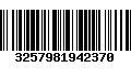 Código de Barras 3257981942370