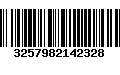 Código de Barras 3257982142328