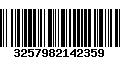 Código de Barras 3257982142359