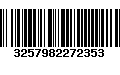 Código de Barras 3257982272353