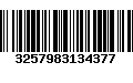 Código de Barras 3257983134377