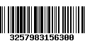 Código de Barras 3257983156300