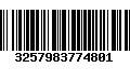 Código de Barras 3257983774801