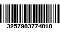 Código de Barras 3257983774818