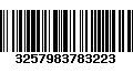 Código de Barras 3257983783223