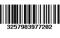 Código de Barras 3257983977202