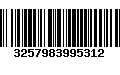 Código de Barras 3257983995312