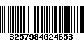 Código de Barras 3257984024653