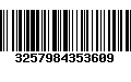 Código de Barras 3257984353609