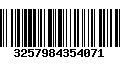 Código de Barras 3257984354071