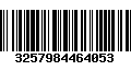 Código de Barras 3257984464053