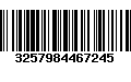 Código de Barras 3257984467245