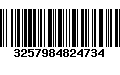 Código de Barras 3257984824734