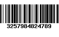 Código de Barras 3257984824789