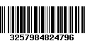 Código de Barras 3257984824796