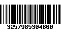 Código de Barras 3257985304860