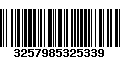 Código de Barras 3257985325339