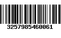 Código de Barras 3257985460061