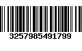 Código de Barras 3257985491799