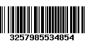 Código de Barras 3257985534854