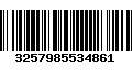 Código de Barras 3257985534861