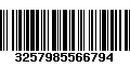 Código de Barras 3257985566794