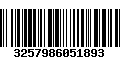 Código de Barras 3257986051893