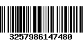 Código de Barras 3257986147480