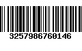 Código de Barras 3257986760146