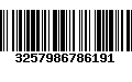 Código de Barras 3257986786191