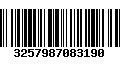 Código de Barras 3257987083190