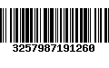 Código de Barras 3257987191260