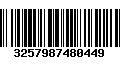 Código de Barras 3257987480449