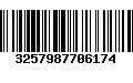 Código de Barras 3257987706174