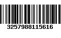 Código de Barras 3257988115616