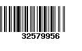 Código de Barras 32579956