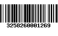 Código de Barras 3258260001269