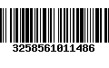 Código de Barras 3258561011486