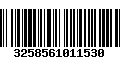 Código de Barras 3258561011530