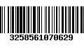 Código de Barras 3258561070629