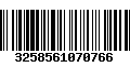 Código de Barras 3258561070766