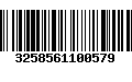 Código de Barras 3258561100579