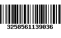 Código de Barras 3258561139036