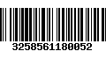 Código de Barras 3258561180052