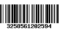 Código de Barras 3258561202594