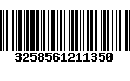 Código de Barras 3258561211350